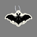 Paper Air Freshener Tag W/ Tab - Bat (Flying/Silhouette)